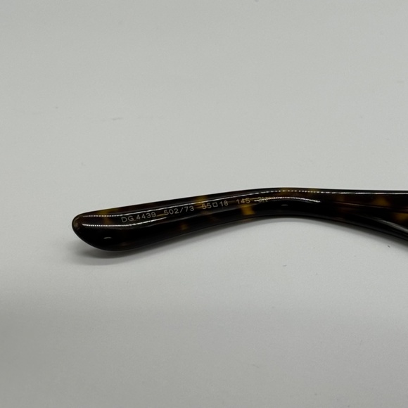 NEW DOLCE&GABBANA DG4439 502/73 WOMEN CAT EYE BROWN HAVANA EYEWEAR DG 4439 - Picture 11 of 13